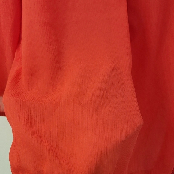 The Limited Orange Gold 3/4 Sleeve Blouse - Picture 3 of 6